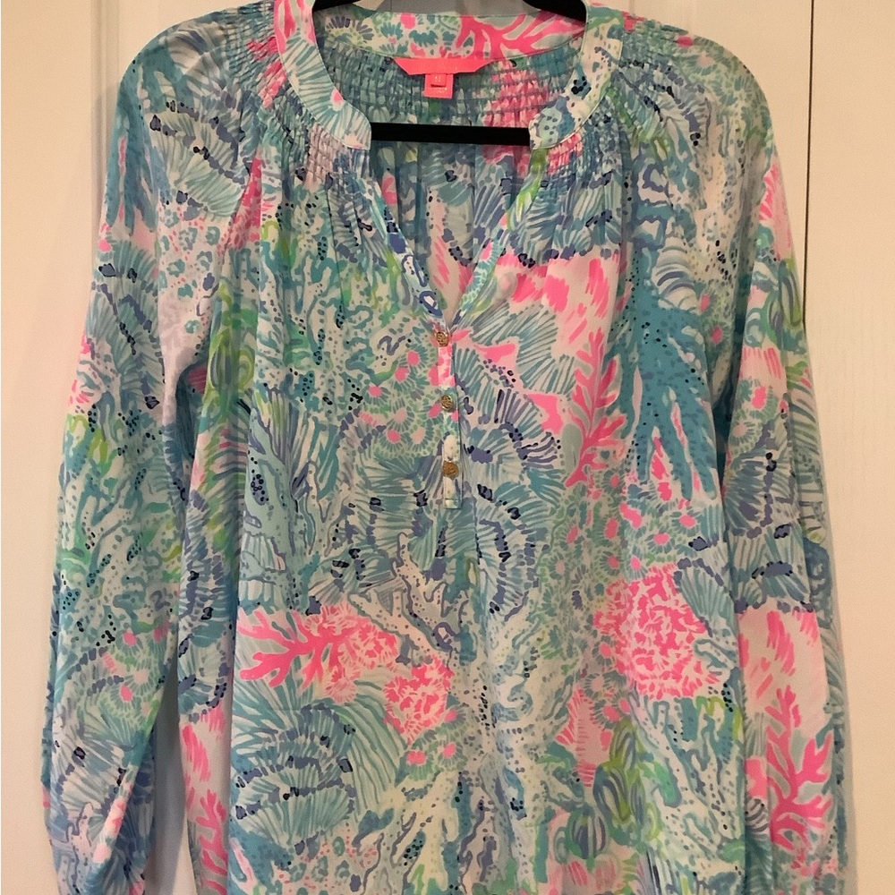 Lilly Pulitzer Elsa Blouse size M